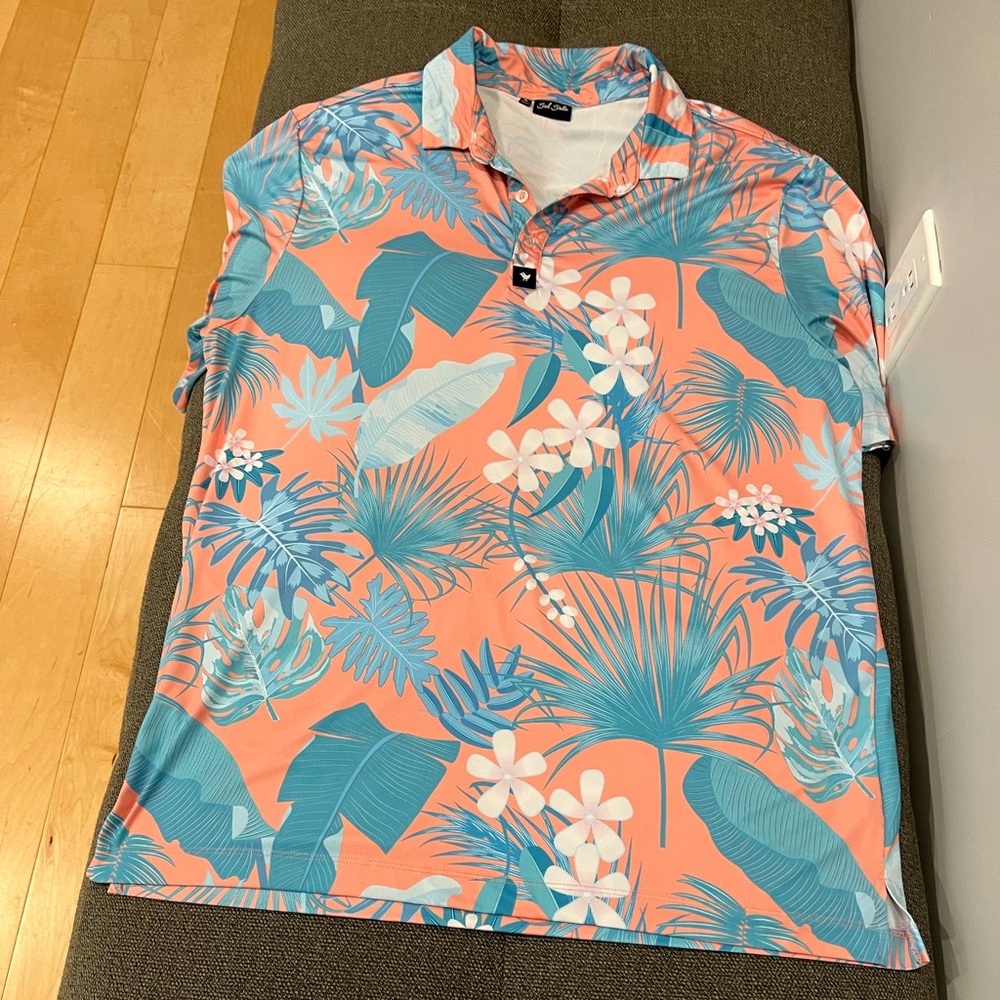 Bad Birdie Tropical Golf Shirt